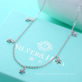 Summer Design Simple Sterling Silver Star Pendant Necklace